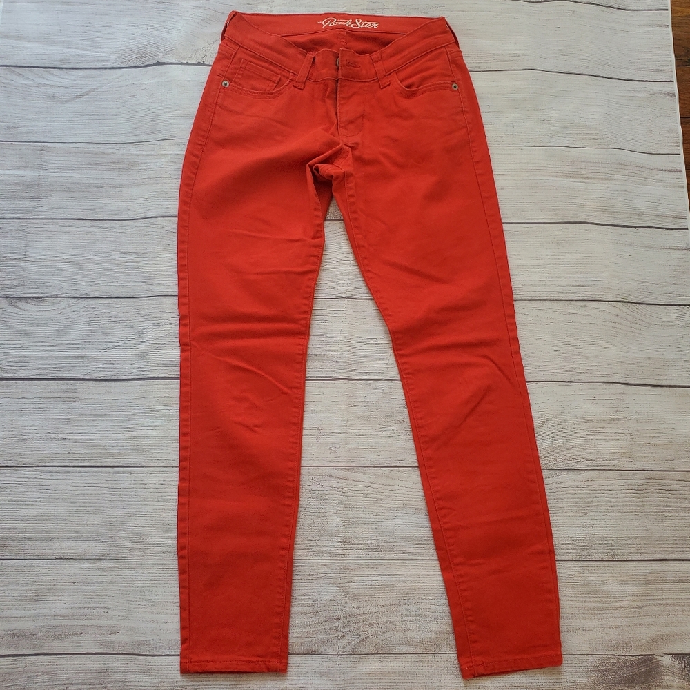 Old navy the Rockstar Women's Red skinny Jean. Size 4. - Picture 2 of 8